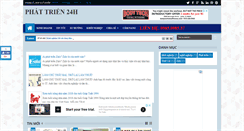 Desktop Screenshot of phattrien24h.com